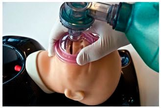 Manual resuscitation training manikin / intubation / pediatric ATA10001J Adam, Rouilly