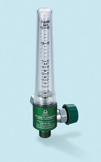 Oxygen flowmeter / variable-area 0 - 15 L/mn Pacific Hospital Supply