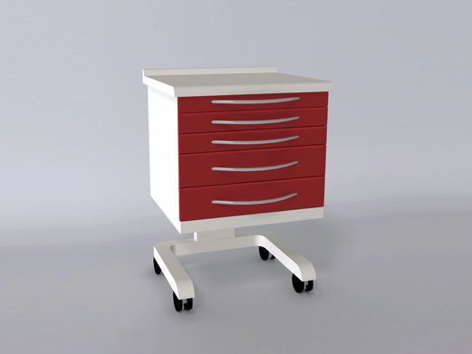 Multi-function trolley / with drawer Fire Aixin Medical Equipment Co.,Ltd