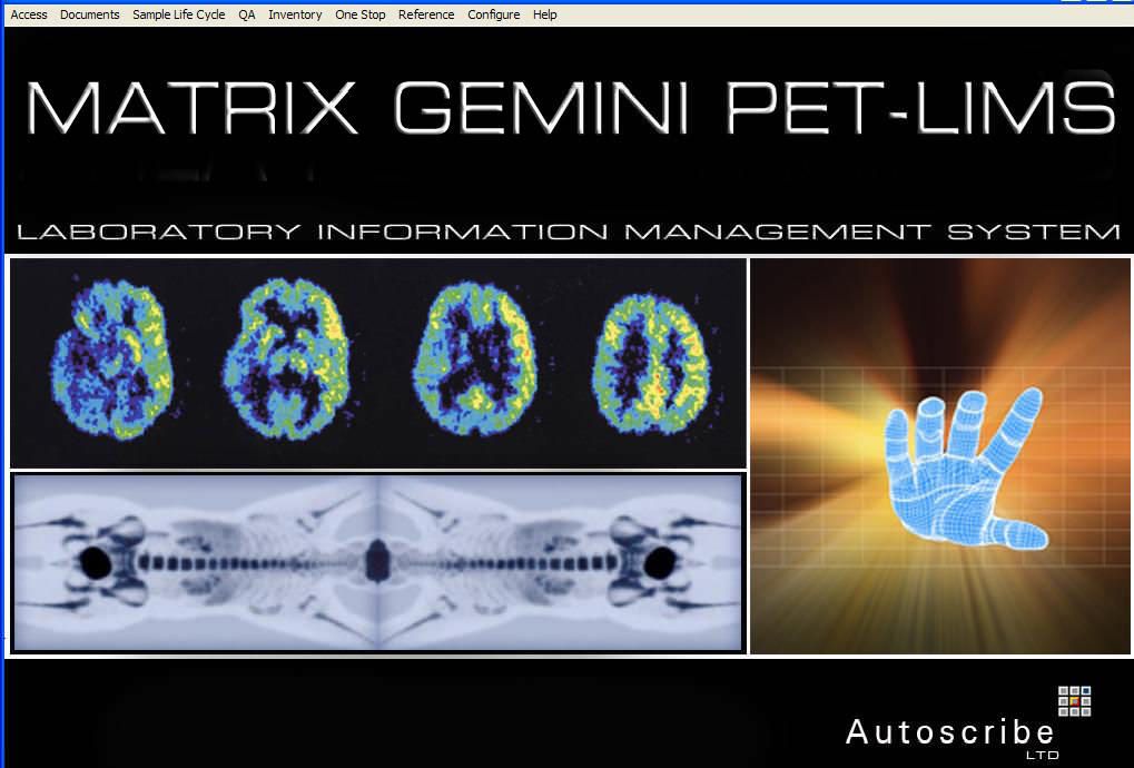 Management system / information / laboratory Matrix Gemini PET Autoscribe Informatics