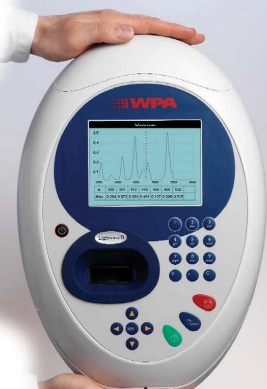 UV-visible absorption spectrometer / xenon 190 - 1100 nm | Biochrom WPA Lightwave II Biochrom