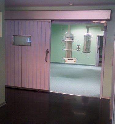 Hospital door / laboratory / sliding / hermetic TH7 SH Tané Hermetic