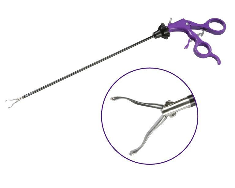 Health Management and Leadership | Laparoscopic forceps / Babcock 33 cm | Purple Surgical | HealthManagement.org