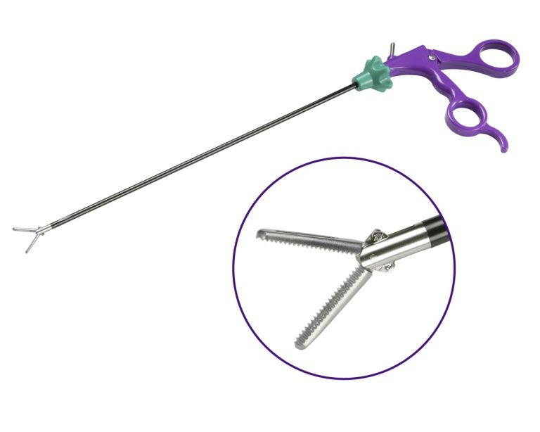 Laparoscopic forceps / grasping / straight 33 cm | PS3553ULT Purple Surgical