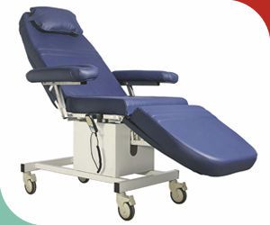 Electrical blood donor armchair / on casters LDC-11 / LDC-12 / LDC-13 Skylab Instruments & Engineering