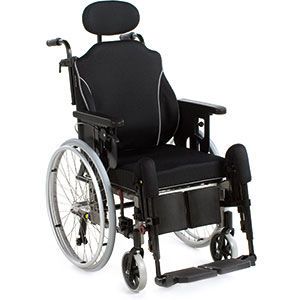 Passive wheelchair / with headrest Netti I Comfort Alu Rehab