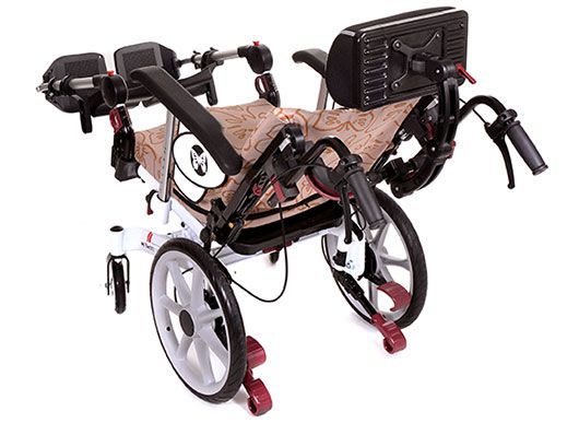 Passive wheelchair / folding / with legrest / with headrest Netti Vision Alu Rehab