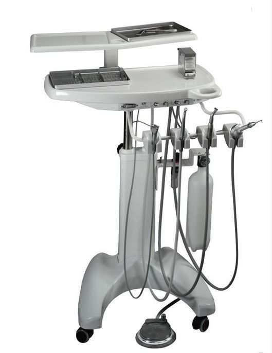Dental instrument cart / 3-tray Galaxy ETI Dental Industries