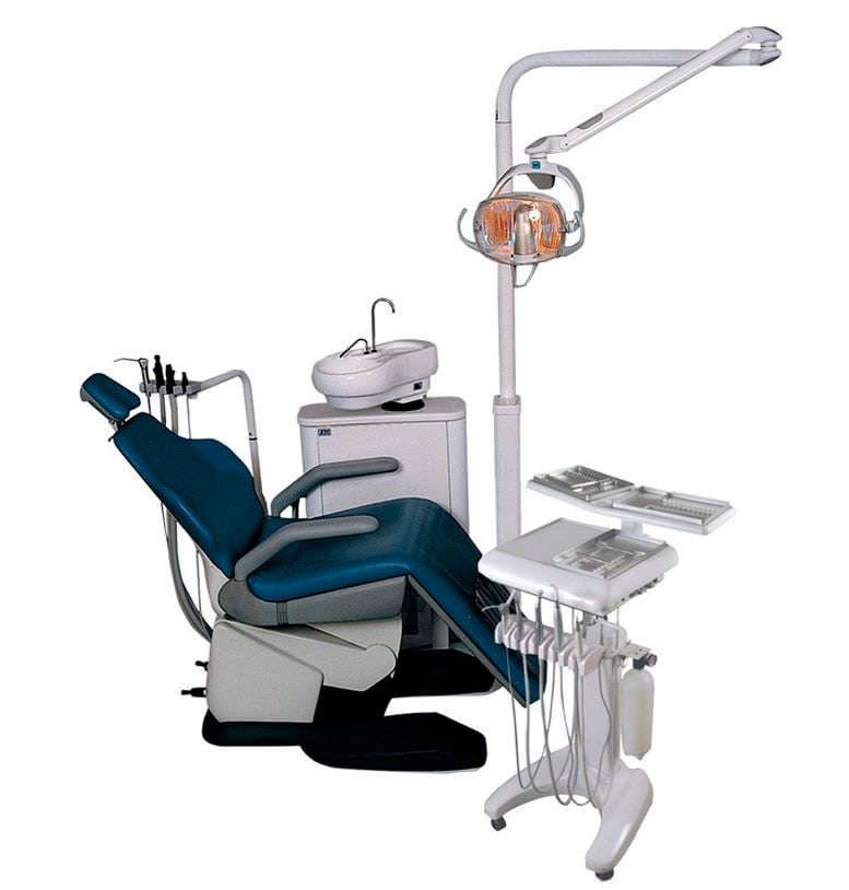Dental treatment unit with electro-mechanical chair 2636 ETI Dental Industries