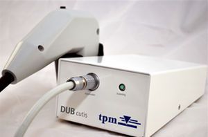 Ultrasound system / on platform, fixed / for skin ultrasound imaging DUB®cutis taberna pro medicum