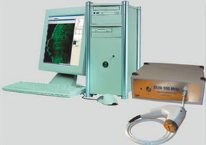 Ultrasound system / on platform, fixed / for skin ultrasound imaging DUB® 100 - 12 Bit taberna pro medicum