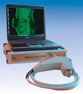 Ultrasound system / on platform, fixed / for skin ultrasound imaging DUB®SkinScanner75 taberna pro medicum