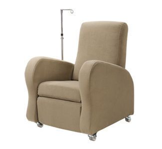 Medical sleeper chair / on casters / reclining / manual 125 kg | BRADWELL1 Teal