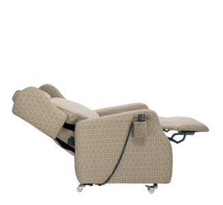 Reclining medical sleeper chair / with legrest / on casters / electric WESTON2, WESTON4 Teal