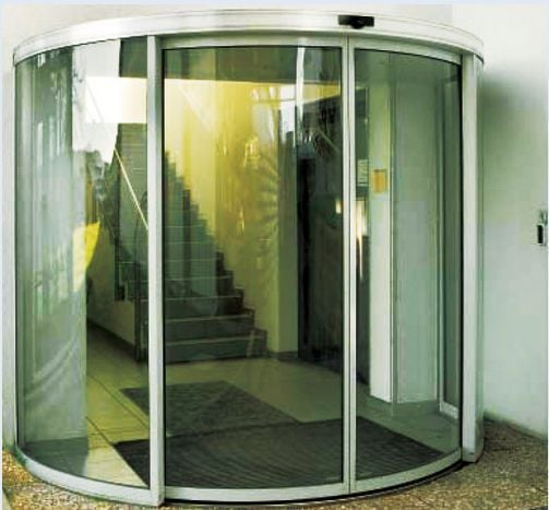 Hospital door / automatic / sliding / with glass panel VSC180 Victordoor