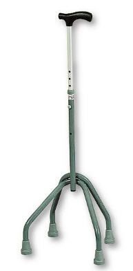 Quadripod walking stick / T handle / height-adjustable 29641 FYSIOMED NV-SA