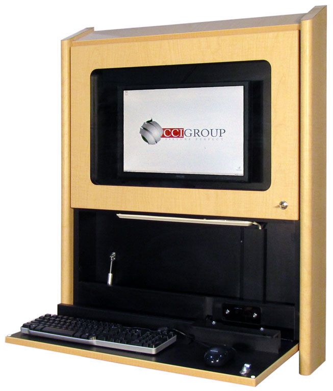 Medical computer workstation / recessed / wall-mounted CS103 CCI Group