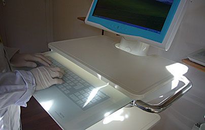 Medical computer cart / battery-powered VOYAGER TACTYS