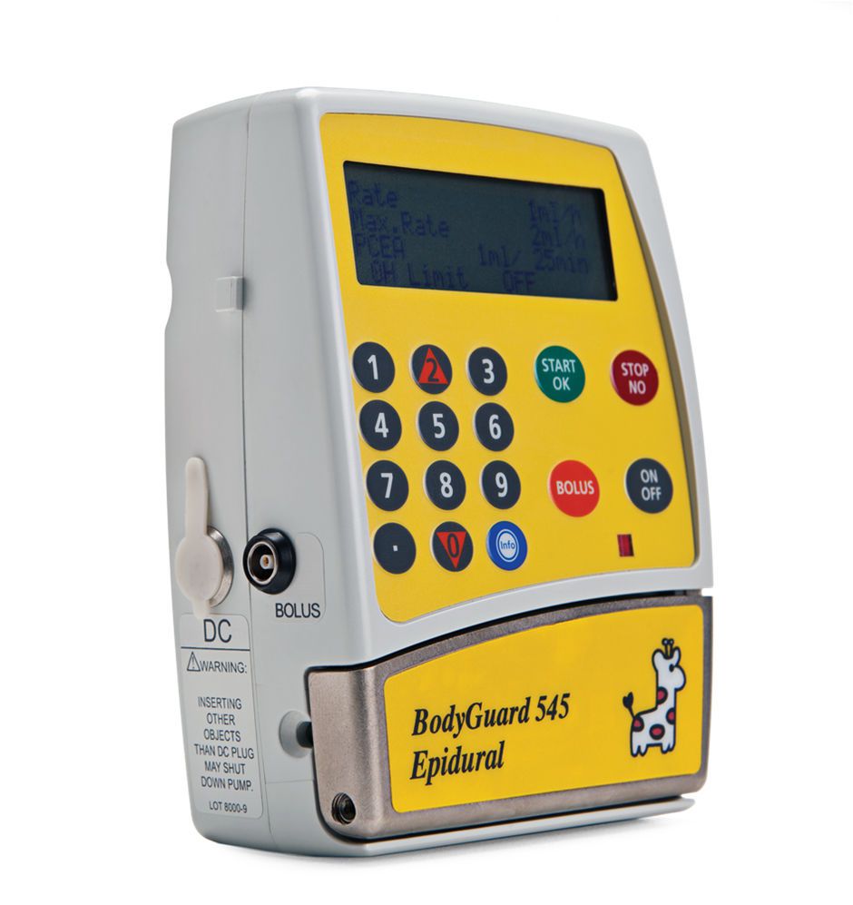 Volumetric infusion pump / 1 channel 0.1 - 30 ml/h | BodyGuard 545™ Caesarea Medical Electronics