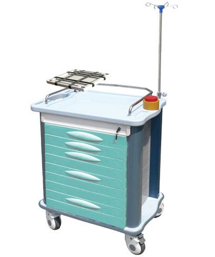 Emergency trolley / with defibrillator shelf / with IV pole ET-82021B Nanjing Joncn Science & technology Co.,Ltd