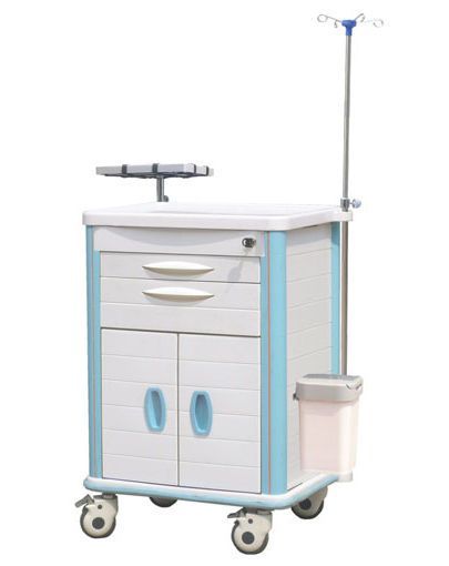 Emergency trolley / with defibrillator shelf / with IV pole ET-62512E/67312E Nanjing Joncn Science & technology Co.,Ltd