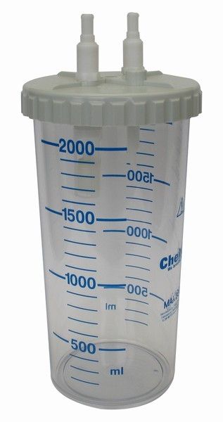 Suction unit jar / polycarbonate 111-888-200 | 2 L CHEIRON