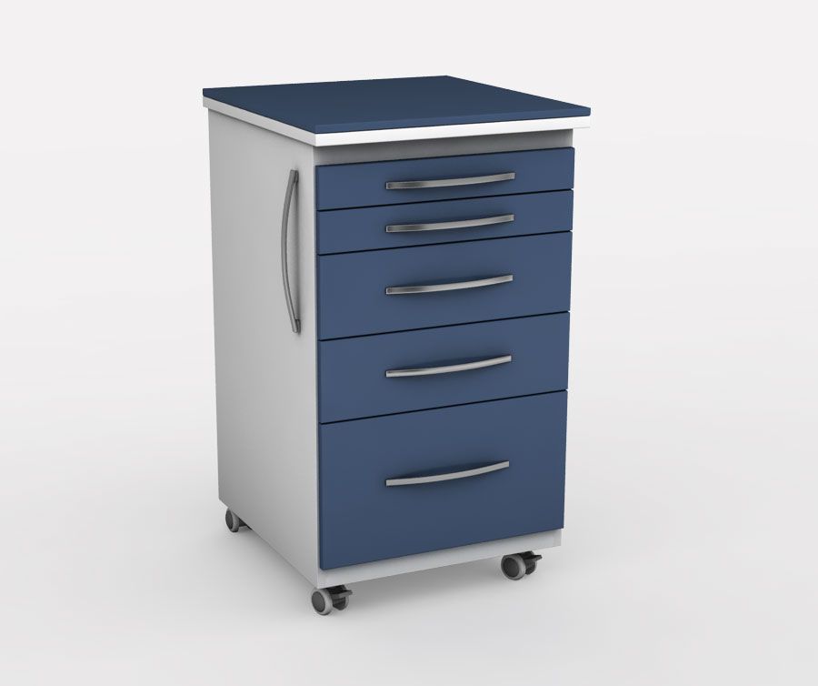 Storing cabinet / dentist office / with drawer / single module OX4 VeraDenta