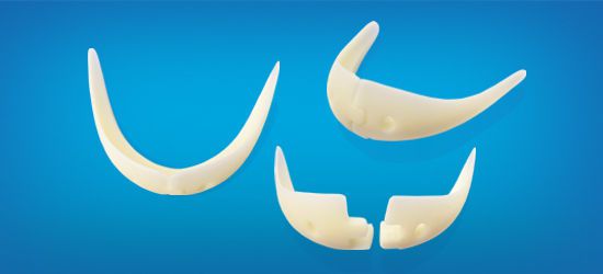 Chin cosmetic implant / anatomical / silicone C20-5D Wanhe Plastic Material