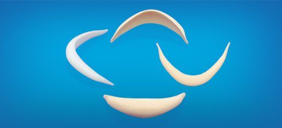 Chin cosmetic implant / anatomical / silicone C3 Wanhe Plastic Material
