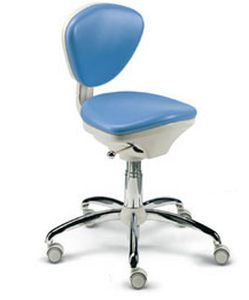 Dental stool / on casters / height-adjustable / with backrest AG70020 PROMED S.R.L.