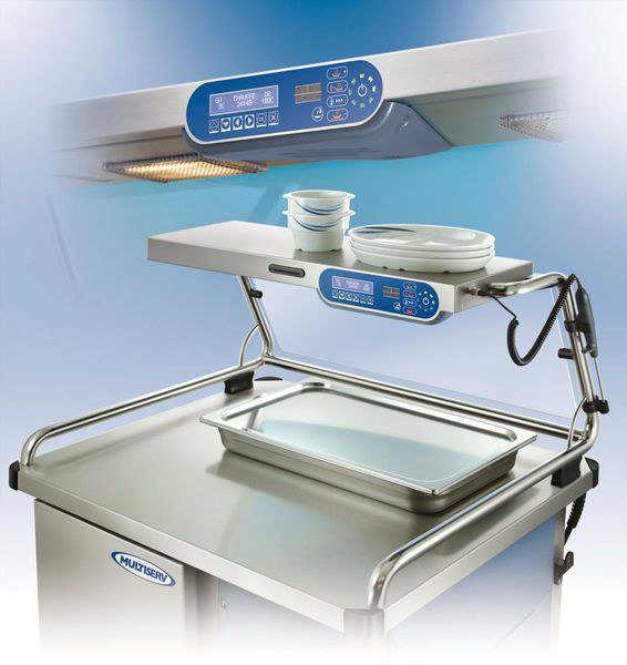 Distribution trolley / meal / with hinged door / closed-structure MULTISERV SMALL Socamel Technologies