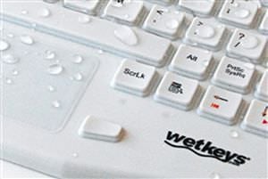 USB medical keyboard / washable / silicone / with touchpad KBWKRC87TM-CG07 WETKEYS