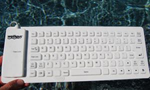 Washable medical keyboard / flexible / USB / disinfectable KBWKFC85-CG WETKEYS