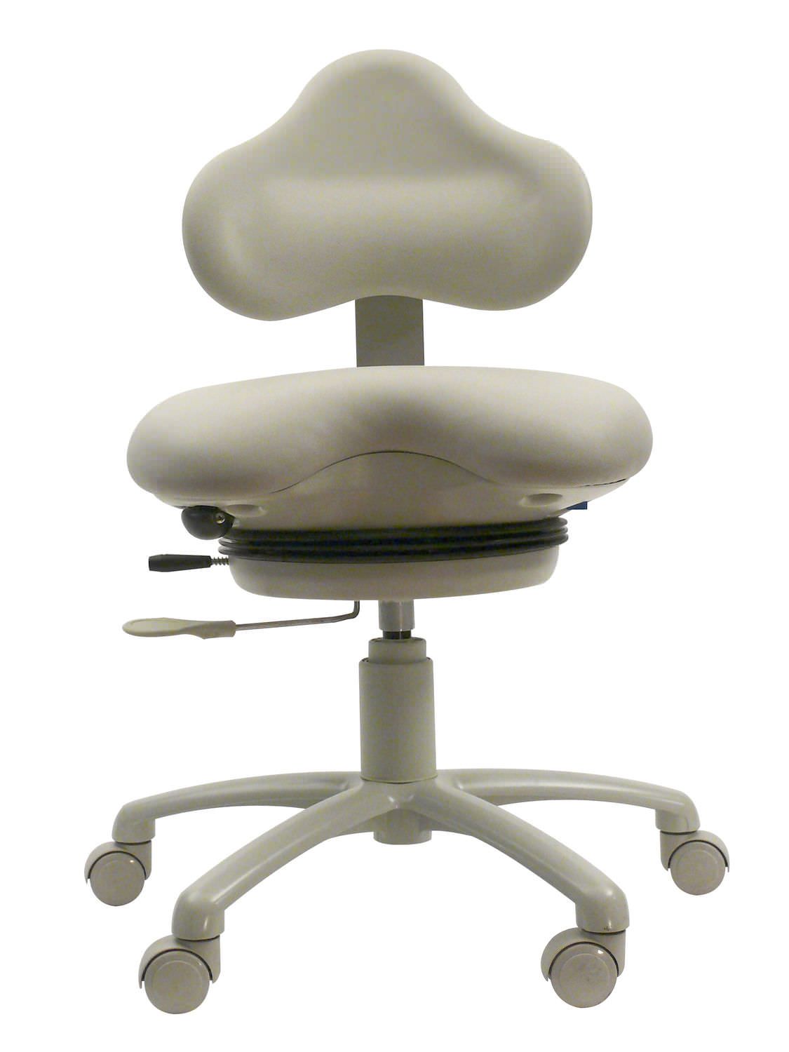Dental stool / height-adjustable / on casters / with backrest DYNACORE 9400 Brewer Company (The)