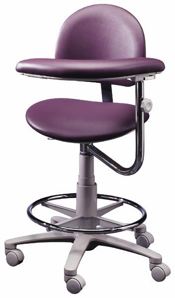 Dental stool / height-adjustable / on casters / with backrest 3300 Brewer Company (The)