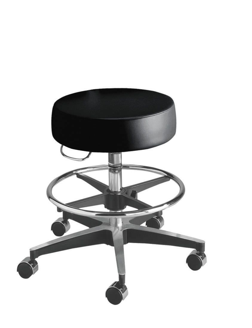 Medical stool / height-adjustable / on casters / with backrest 11001 Brewer Company (The)