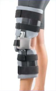 Knee splint (orthopedic immobilization) / articulated 670-SR-RKPOP RCAI Restorative Care of America