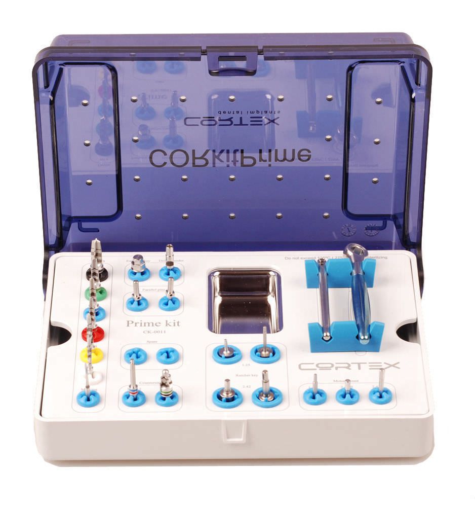 Dental surgery instrument kit / for implantology CK-0011 Cortex-Dental Implants Industries Ltd.