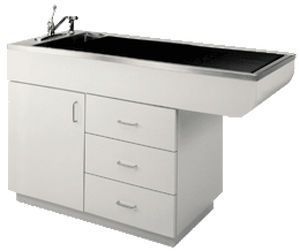 Veterinary examination table / fixed / with bath 105-7328-10-RE, 105-7428-30-RE VSSI