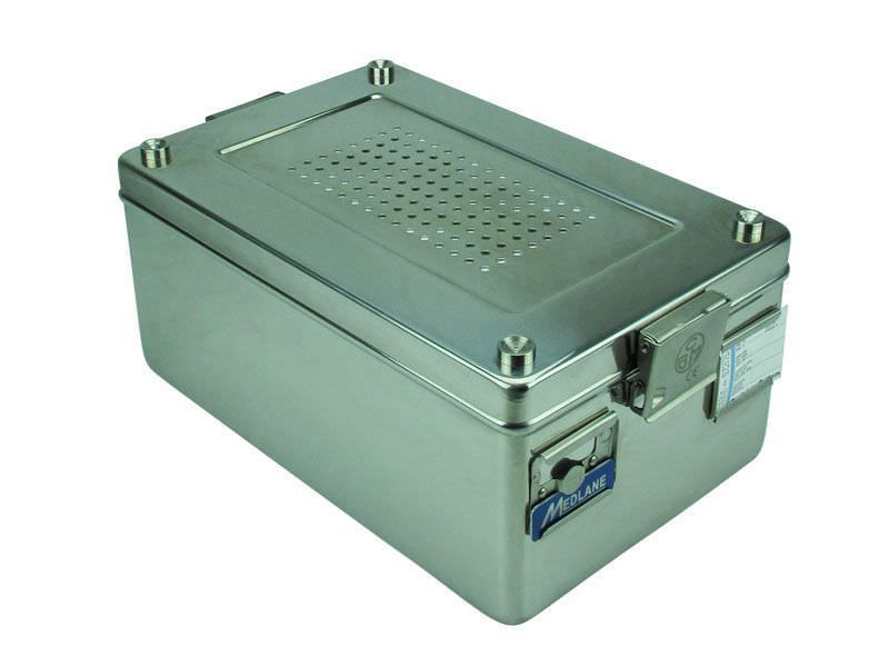 Dental instrument sterilization container / non perforated B966 medlane