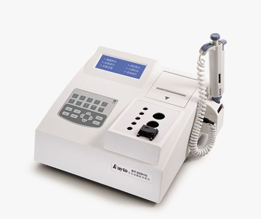 Semi-automatic coagulation analyzer / 1-channel RT-2201C Rayto Life and Analytical Sciences