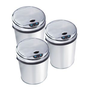 Stainless steel waste bin 6 - 12 L CRISTOFOLI EQUIPAMENTOS de SEGURANCA - LTdA