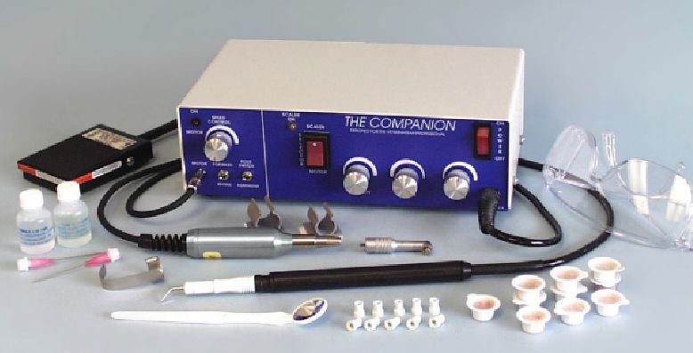 Ultrasonic dental scaler / complete set / with micromotor / veterinary COMPANION CBI