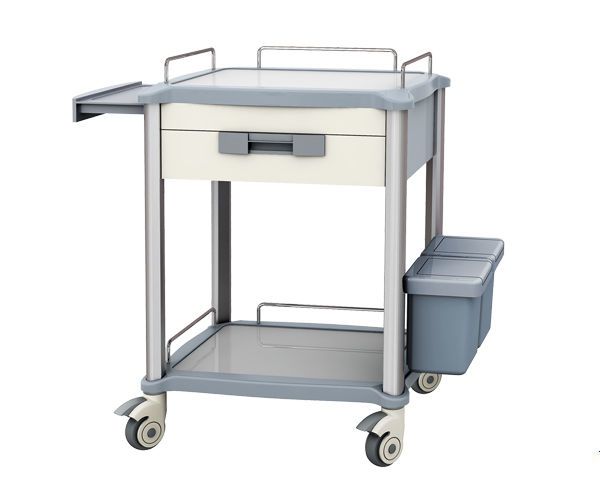 Treatment trolley / with drawer / 2-tray JDEZL234 C BEIJING JINGDONG TECHNOLOGY CO., LTD