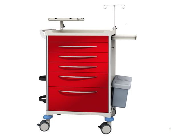 Emergency trolley / with CPR board / with oxygen cylinder holder / with IV pole JDEQJ254 B BEIJING JINGDONG TECHNOLOGY CO., LTD