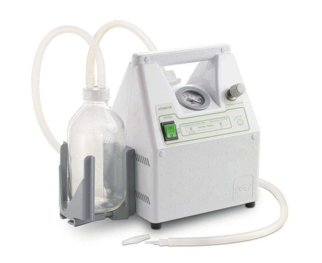 Electric mucus suction pump / handheld 16 l/mn | SVB Diffusion Technique Francaise