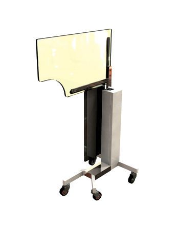 X-ray radiation protective shield / mobile / with window AMS - 076994 AMRAY Medical