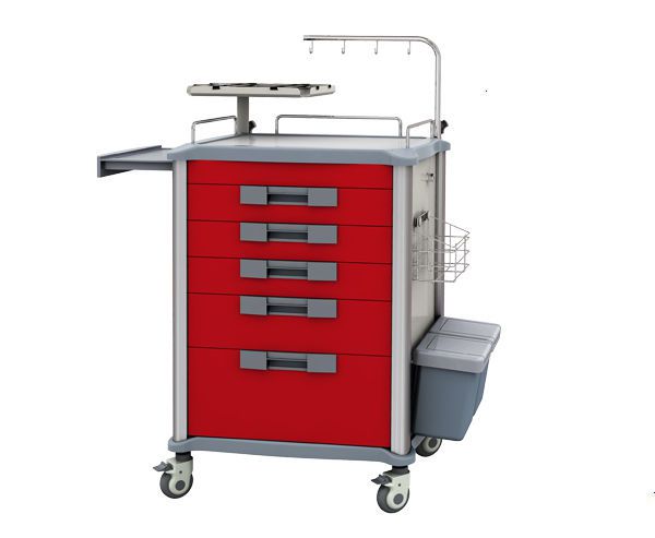 Emergency trolley / with IV pole / with CPR board / with defibrillator shelf JDEQJ234 D BEIJING JINGDONG TECHNOLOGY CO., LTD