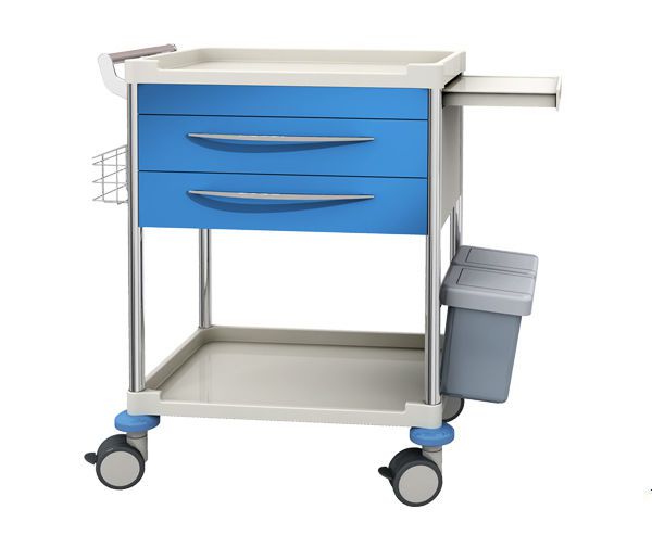 Treatment trolley / with drawer / 2-tray JDEZL254 A BEIJING JINGDONG TECHNOLOGY CO., LTD