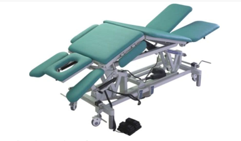 Electrical massage table / height-adjustable / on casters / 3 sections JDCAM211 BEIJING JINGDONG TECHNOLOGY CO., LTD
